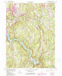 Download a high-resolution, GPS-compatible USGS topo map for Southbury, CT (1988 edition)