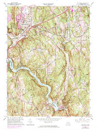 Download a high-resolution, GPS-compatible USGS topo map for Southbury, CT (1984 edition)