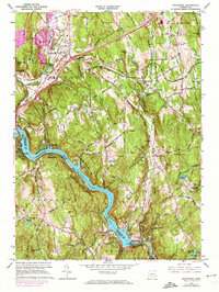 Download a high-resolution, GPS-compatible USGS topo map for Southbury, CT (1974 edition)
