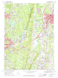 Download a high-resolution, GPS-compatible USGS topo map for Southington, CT (1974 edition)