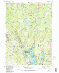 preview thumbnail of historical topo map of Tolland County, CT in 1983