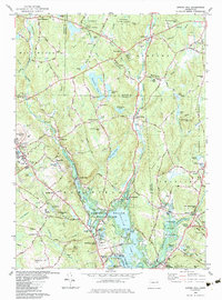 Download a high-resolution, GPS-compatible USGS topo map for Spring Hill, CT (1983 edition)