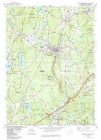Download a high-resolution, GPS-compatible USGS topo map for Stafford Springs, CT (1984 edition)