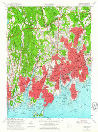 Download a high-resolution, GPS-compatible USGS topo map for Stamford, CT (1964 edition)
