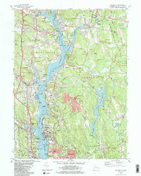 Download a high-resolution, GPS-compatible USGS topo map for Uncasville, CT (1984 edition)