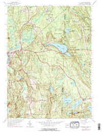 Download a high-resolution, GPS-compatible USGS topo map for Voluntown, CT (1976 edition)
