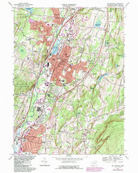 Download a high-resolution, GPS-compatible USGS topo map for Wallingford, CT (1985 edition)