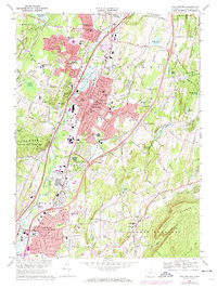 Download a high-resolution, GPS-compatible USGS topo map for Wallingford, CT (1974 edition)