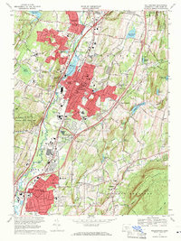 Download a high-resolution, GPS-compatible USGS topo map for Wallingford, CT (1971 edition)