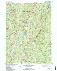 preview thumbnail of historical topo map of Windham County, CT in 1983