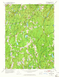 preview thumbnail of historical topo map of Windham County, CT in 1952