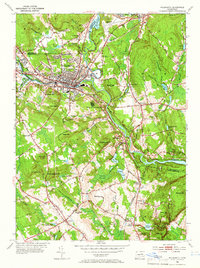 Download a high-resolution, GPS-compatible USGS topo map for Willimantic, CT (1966 edition)