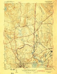 Download a high-resolution, GPS-compatible USGS topo map for Ashaway, CT (1943 edition)