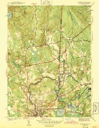 Download a high-resolution, GPS-compatible USGS topo map for Ashaway, CT (1943 edition)