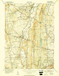 preview thumbnail of historical topo map of Hartford County, CT in 1951