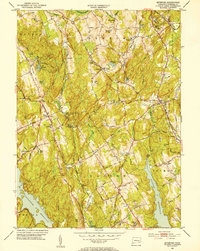 Download a high-resolution, GPS-compatible USGS topo map for Botsford, CT (1953 edition)