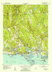 preview thumbnail of historical topo map of Middlesex County, CT in 1951