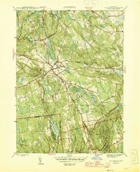 preview thumbnail of historical topo map of New London County, CT in 1945