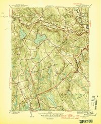 preview thumbnail of historical topo map of Tolland County, CT in 1944