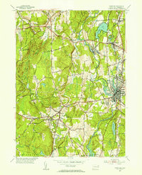 Download a high-resolution, GPS-compatible USGS topo map for Danielson, CT (1956 edition)