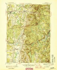 preview thumbnail of historical topo map of Tolland County, CT in 1946