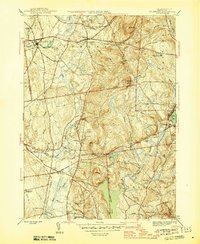 preview thumbnail of historical topo map of Tolland County, CT in 1946