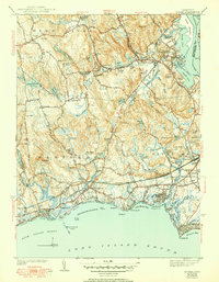 preview thumbnail of historical topo map of Middlesex County, CT in 1944