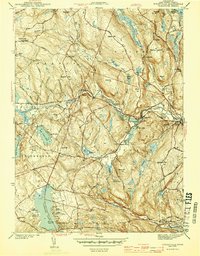 preview thumbnail of historical topo map of New London County, CT in 1943