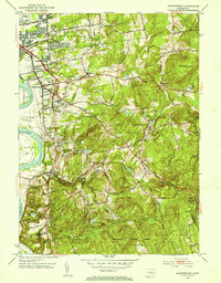 Download a high-resolution, GPS-compatible USGS topo map for Glastonbury, CT (1954 edition)