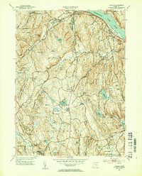 Download a high-resolution, GPS-compatible USGS topo map for Haddam, CT (1954 edition)
