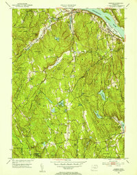 Download a high-resolution, GPS-compatible USGS topo map for Haddam, CT (1954 edition)