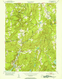 Download a high-resolution, GPS-compatible USGS topo map for Hamburg, CT (1954 edition)