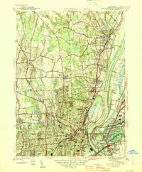 Download a high-resolution, GPS-compatible USGS topo map for Hartford North, CT (1945 edition)