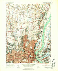 Download a high-resolution, GPS-compatible USGS topo map for Hartford North, CT (1954 edition)