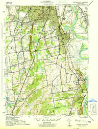 preview thumbnail of historical topo map of Hartford County, CT in 1944