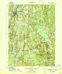 Download a high-resolution, GPS-compatible USGS topo map for Jewett City, CT (1944 edition)