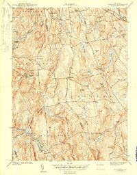 preview thumbnail of historical topo map of Tolland County, CT in 1944