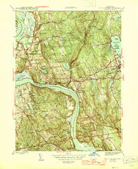 preview thumbnail of historical topo map of Middlesex County, CT in 1945