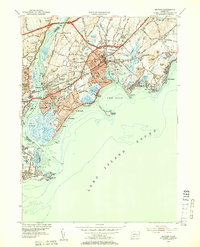 Download a high-resolution, GPS-compatible USGS topo map for Milford, CT (1953 edition)