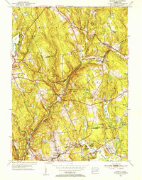preview thumbnail of historical topo map of Moodus, CT in 1952