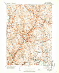 preview thumbnail of historical topo map of Moodus, CT in 1952