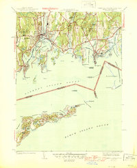 Download a high-resolution, GPS-compatible USGS topo map for Mystic, CT (1944 edition)