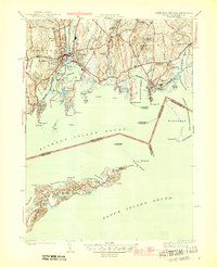 Download a high-resolution, GPS-compatible USGS topo map for Mystic, CT (1944 edition)