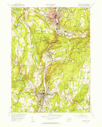 Download a high-resolution, GPS-compatible USGS topo map for Naugatuck, CT (1956 edition)