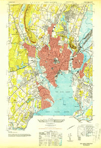 Download a high-resolution, GPS-compatible USGS topo map for New Haven, CT (1947 edition)