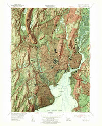 preview thumbnail of historical topo map of New Haven, CT in 1954
