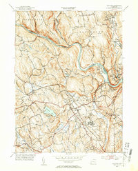 Download a high-resolution, GPS-compatible USGS topo map for Newtown, CT (1955 edition)