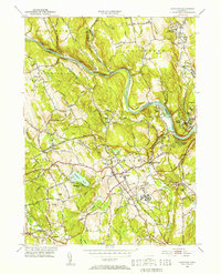 Download a high-resolution, GPS-compatible USGS topo map for Newtown, CT (1955 edition)