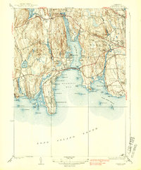 Download a high-resolution, GPS-compatible USGS topo map for Niantic, CT (1938 edition)