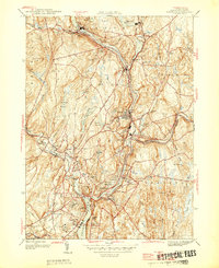 1945 Map of Baltic, CT